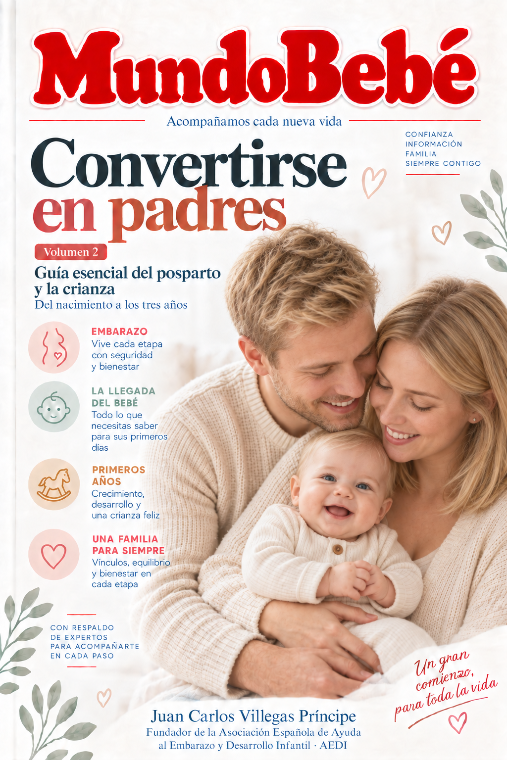 Portada de Convertirse en padres · Volumen 2